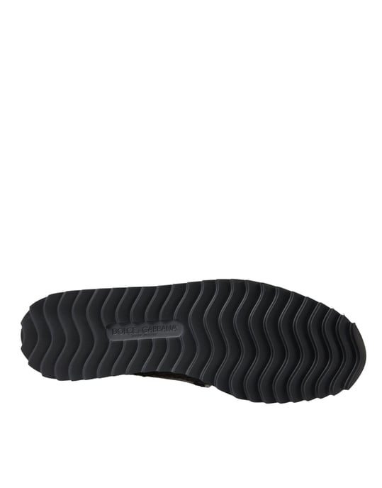 Mocasines para hombre de cuero búfalo tejido negro de Dolce & Gabbana - Image 6