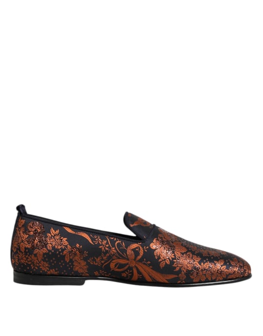 Zapatos Slip On de Poliéster Jacquard Negro Dolce & Gabbana - Image 1