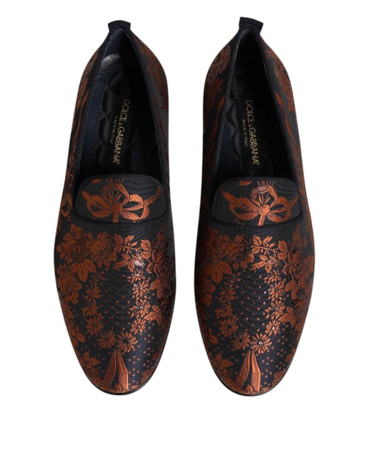 Zapatos Slip On de Poliéster Jacquard Negro Dolce & Gabbana - Image 3