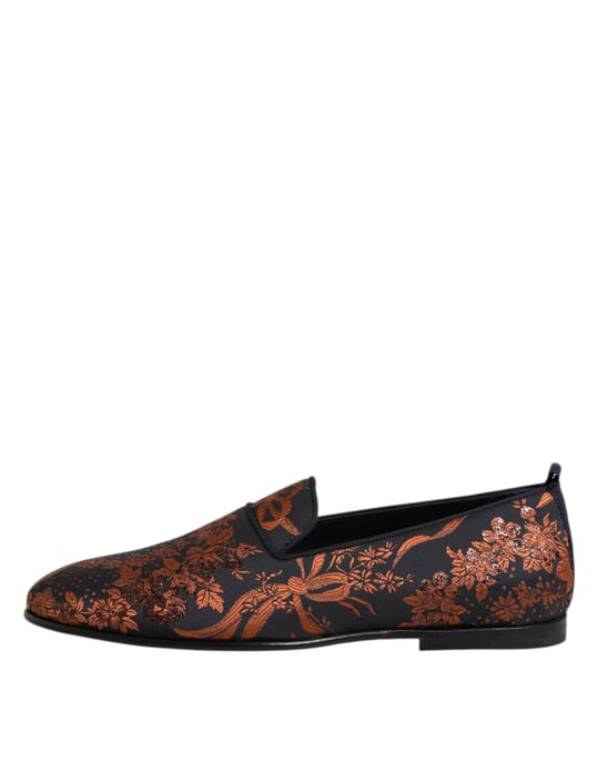 Zapatos Slip On de Poliéster Jacquard Negro Dolce & Gabbana - Image 6