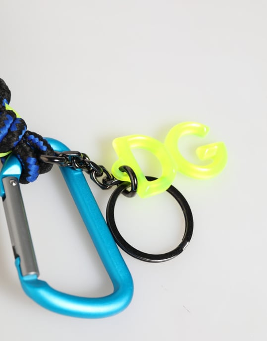 Llave de cinta de poliéster multicolor con logo DG de Dolce & Gabbana - Image 3