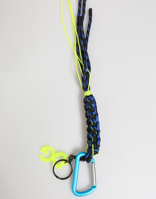 Llave de cinta de poliéster multicolor con logo DG de Dolce & Gabbana - Image 6
