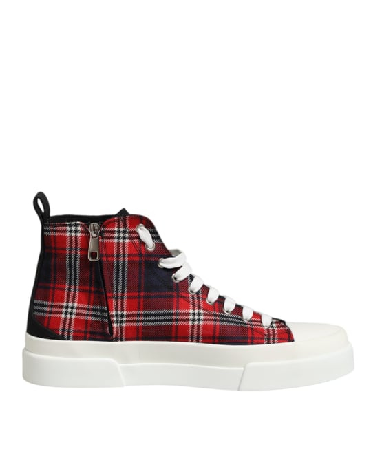 Zapatillas altas para hombre multicolor con logo DG de Dolce & Gabbana - Image 1