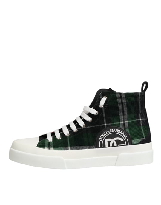 Zapatillas altas para hombre multicolor con logo DG de Dolce & Gabbana - Image 2