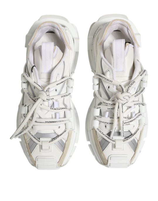 Zapatillas bajas Space blancas y grises de Dolce & Gabbana - Image 3