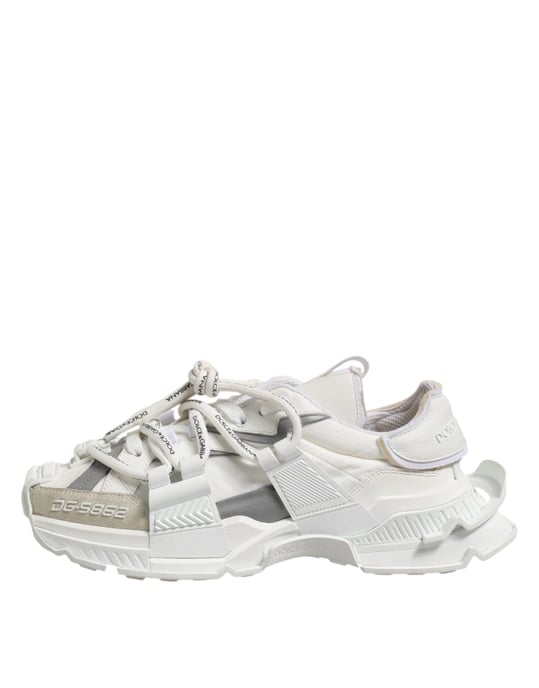 Zapatillas bajas Space blancas y grises de Dolce & Gabbana - Image 6