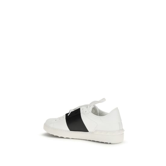 Zapatillas bajas de piel de ternero blanca Bos Taurus de Valentino Garavani - Image 3