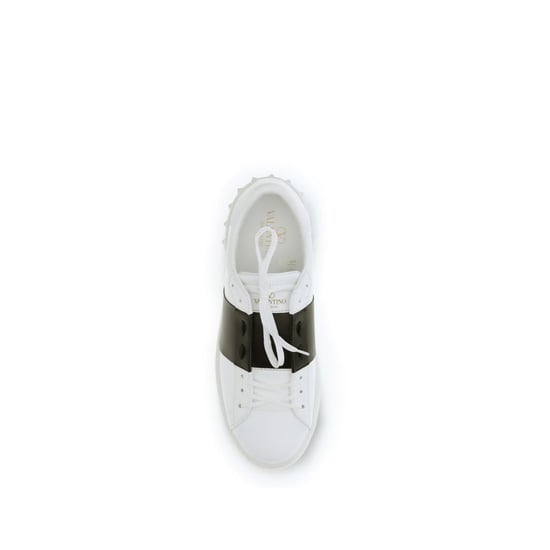 Zapatillas bajas de piel de ternero blanca Bos Taurus de Valentino Garavani - Image 4