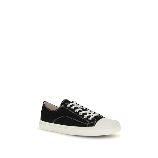 Zapatillas bajas de algodón negras Moschino - Image 2