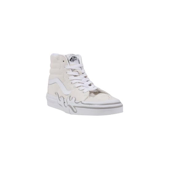 Zapatillas altas de cuero de gamuza blanca Vans - Image 2