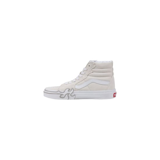 Zapatillas altas de cuero de gamuza blanca Vans - Image 3