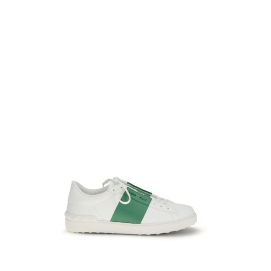 Zapatillas bajas de piel de ternero blanca Bos Taurus de Valentino Garavani - Image 1