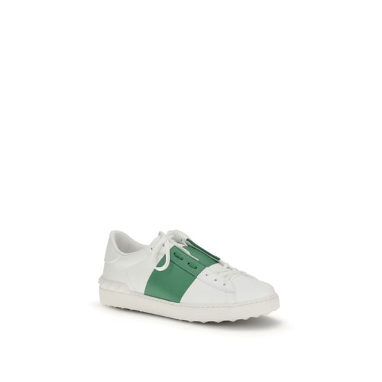 Zapatillas bajas de piel de ternero blanca Bos Taurus de Valentino Garavani - Image 2