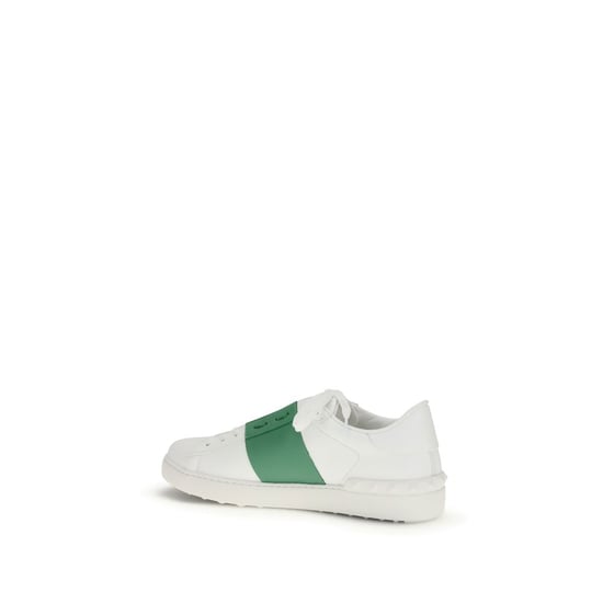 Zapatillas bajas de piel de ternero blanca Bos Taurus de Valentino Garavani - Image 3