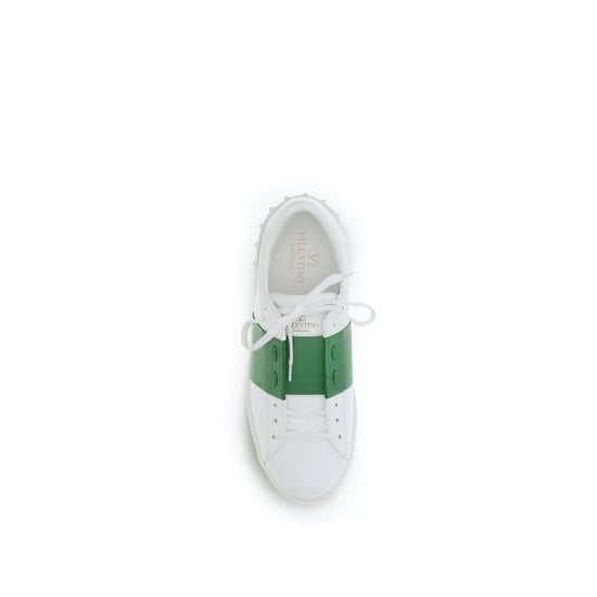 Zapatillas bajas de piel de ternero blanca Bos Taurus de Valentino Garavani - Image 4