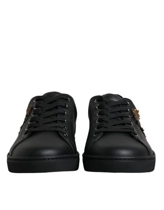 Zapatillas de Hombre Dolce & Gabbana Black London Sacred Heart - Image 2
