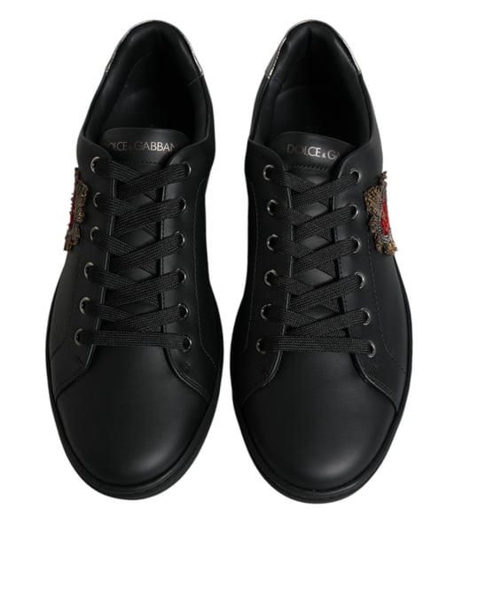Zapatillas de Hombre Dolce & Gabbana Black London Sacred Heart - Image 3