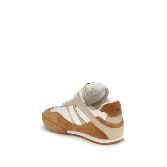Zapatillas deportivas Chloé de piel de ternera marrón Bos Taurus - Image 3