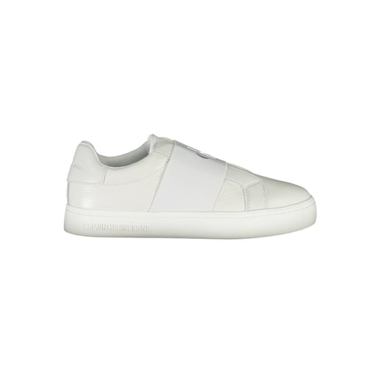 Zapatilla de mujer de cuero blanca Calvin Klein - Image 1