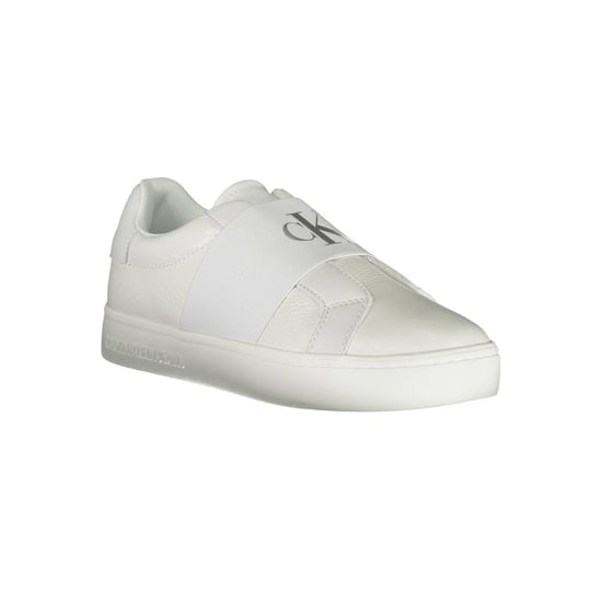 Zapatilla de mujer de cuero blanca Calvin Klein - Image 2