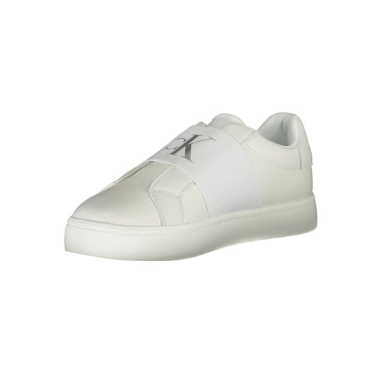 Zapatilla de mujer de cuero blanca Calvin Klein - Image 3