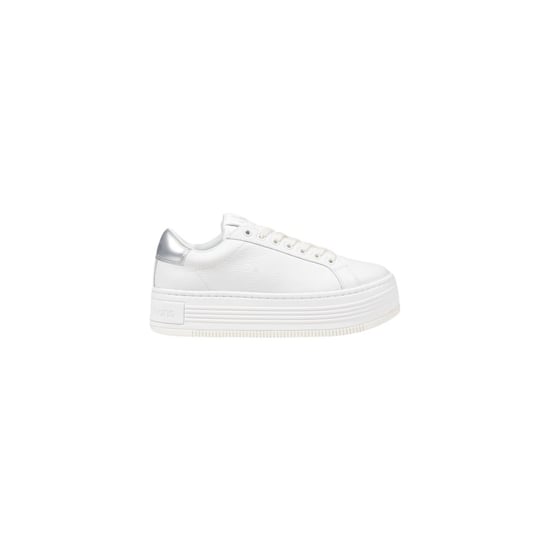 Zapatillas de plataforma de cuero plateado Calvin Klein Jeans - Image 1