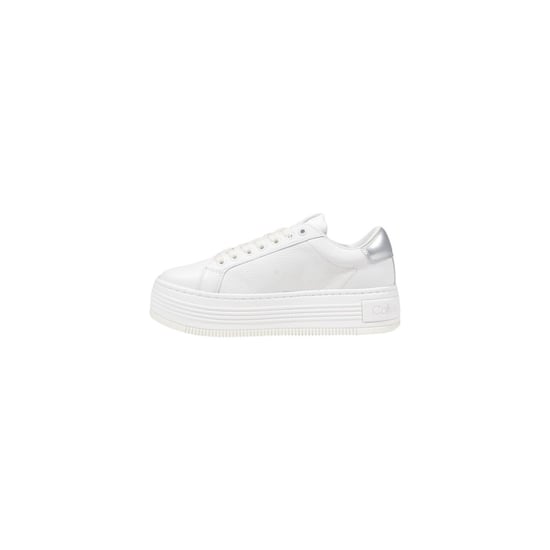 Zapatillas de plataforma de cuero plateado Calvin Klein Jeans - Image 3
