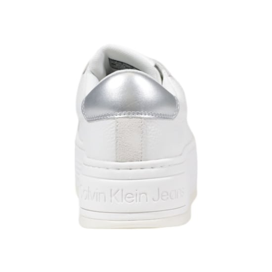 Zapatillas de plataforma de cuero plateado Calvin Klein Jeans - Image 5