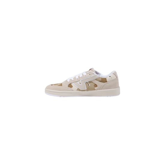 Zapatillas de Ante de Cuero Beige de Vans de Corte Bajo - Image 3