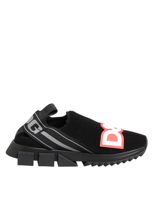 Zapatillas Sorrento Deslizables Dolce & Gabbana en Negro y Gris - Image 1