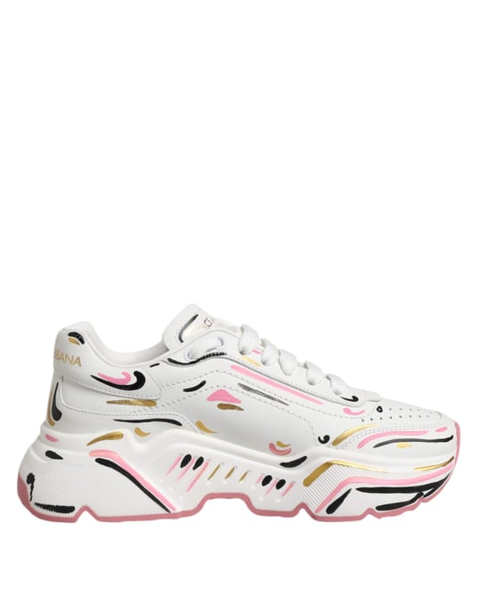 Zapatillas DAYMASTER Pintadas a Mano Multicolores de Dolce & Gabbana - Image 2