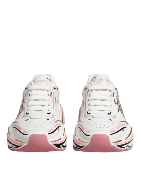 Zapatillas DAYMASTER Pintadas a Mano Multicolores de Dolce & Gabbana - Image 4