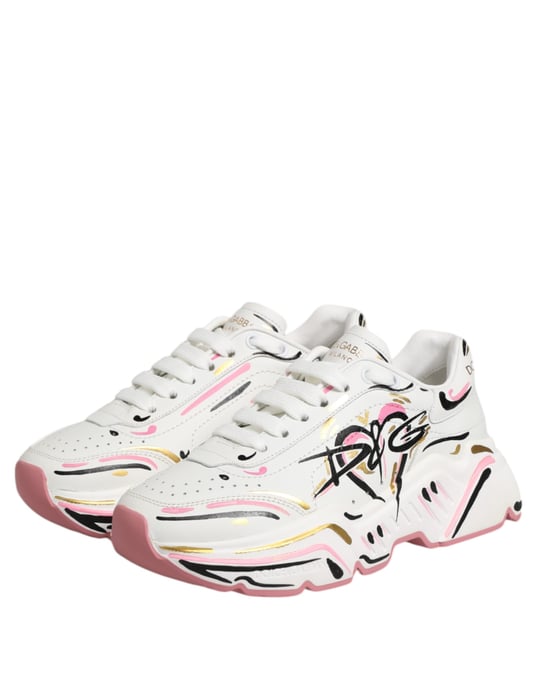 Zapatillas DAYMASTER Pintadas a Mano Multicolores de Dolce & Gabbana - Image 6