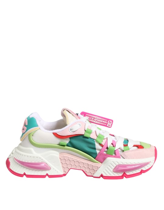 Zapatillas bajas Airmaster de cuero multicolor de Dolce & Gabbana - Image 1