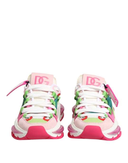 Zapatillas bajas Airmaster de cuero multicolor de Dolce & Gabbana - Image 3
