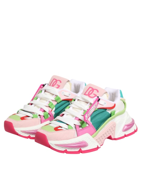 Zapatillas bajas Airmaster de cuero multicolor de Dolce & Gabbana - Image 5
