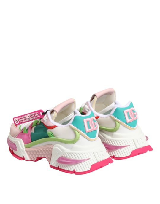 Zapatillas bajas Airmaster de cuero multicolor de Dolce & Gabbana - Image 6