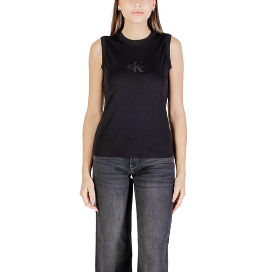 Camiseta de Algodón Negra Calvin Klein Jeans - Image 1