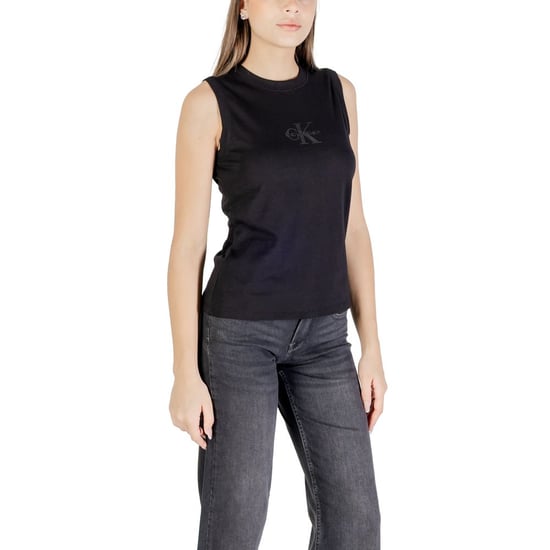 Camiseta de Algodón Negra Calvin Klein Jeans - Image 3