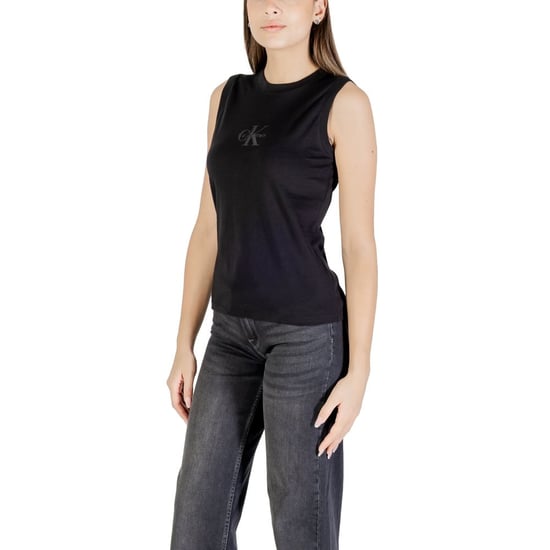 Camiseta de Algodón Negra Calvin Klein Jeans - Image 4