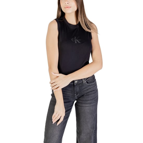 Camiseta de Algodón Negra Calvin Klein Jeans - Image 5