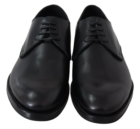 Zapatos Hechos a Mano SARTORIA de Cuero Negro Dolce & Gabbana - Image 3