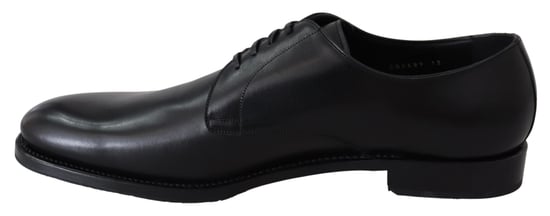 Zapatos Hechos a Mano SARTORIA de Cuero Negro Dolce & Gabbana - Image 4