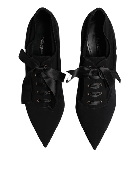 Zapatos de tacón stilettos de encaje negro Dolce & Gabbana - Image 3