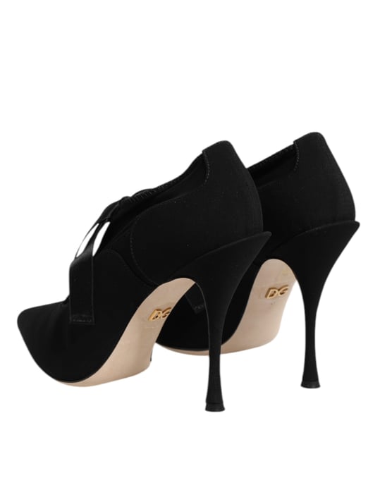 Zapatos de tacón stilettos de encaje negro Dolce & Gabbana - Image 5