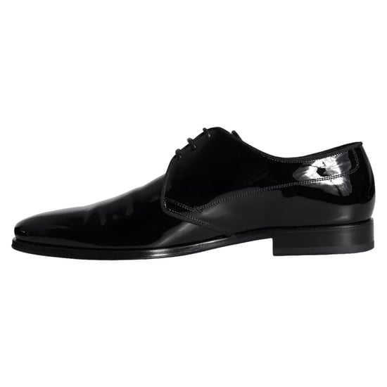 Zapatos de vestir para hombre Derby de piel de ternera negra Dolce & Gabbana - Image 6