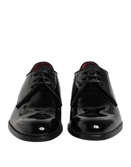 Zapatos Formales Derby para Hombre en Cuero Negro de Dolce & Gabbana - Image 2