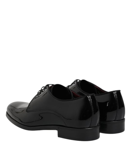 Zapatos Formales Derby para Hombre en Cuero Negro de Dolce & Gabbana - Image 5