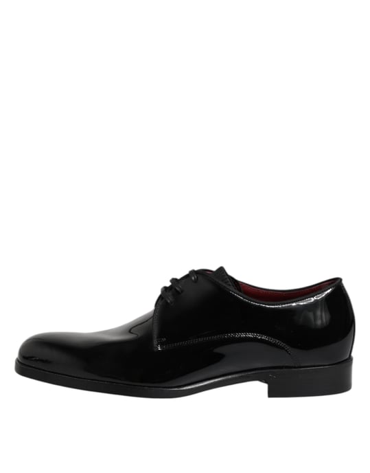 Zapatos Formales Derby para Hombre en Cuero Negro de Dolce & Gabbana - Image 6
