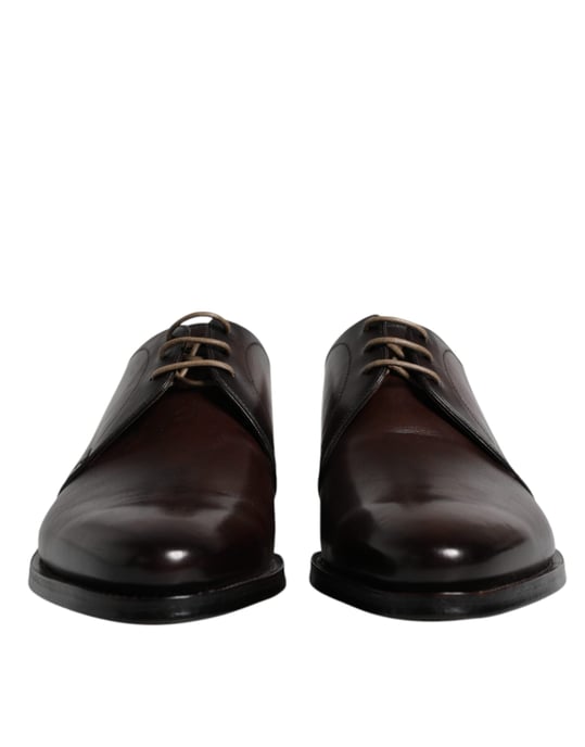 Zapatos Formales Derby para Hombre de Cuero Negro con Cordones de Dolce & Gabbana - Image 2